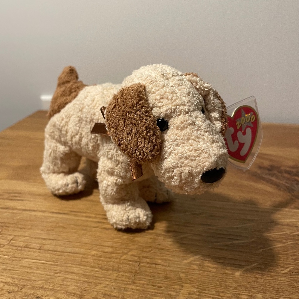 Rufus Dog Ty Beanie Babies 2000 – New with Tag Protectors VINTAGE